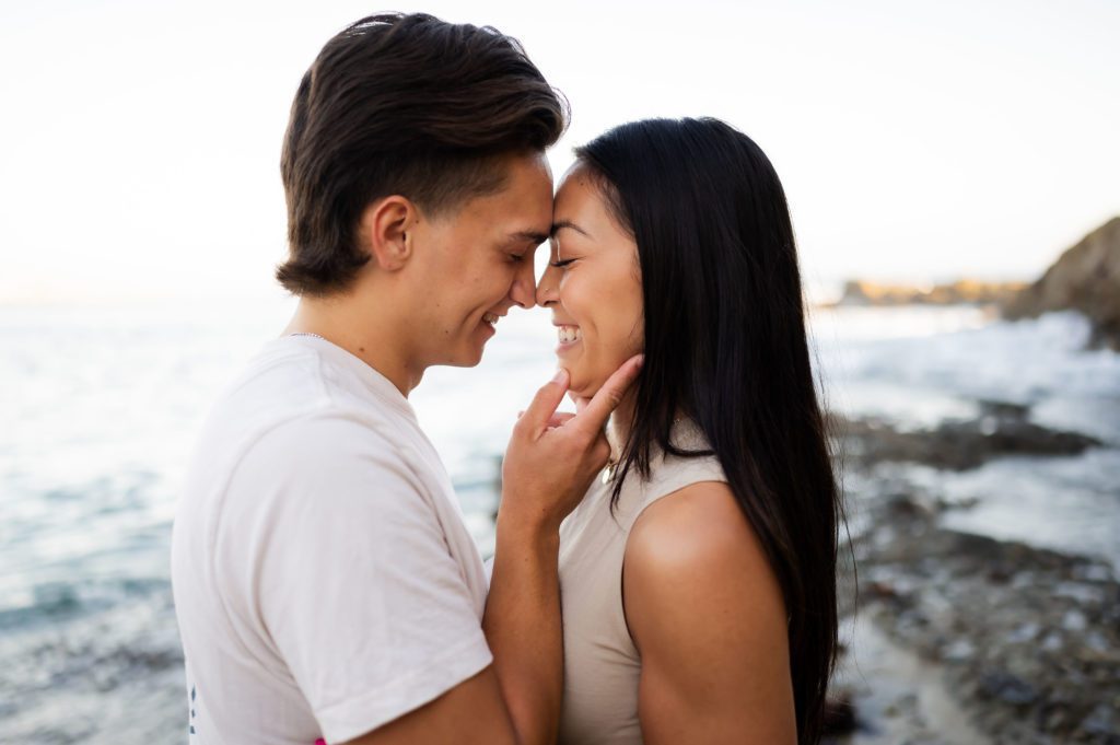 Laguna Beach is a perfect location for an engagement session in California.