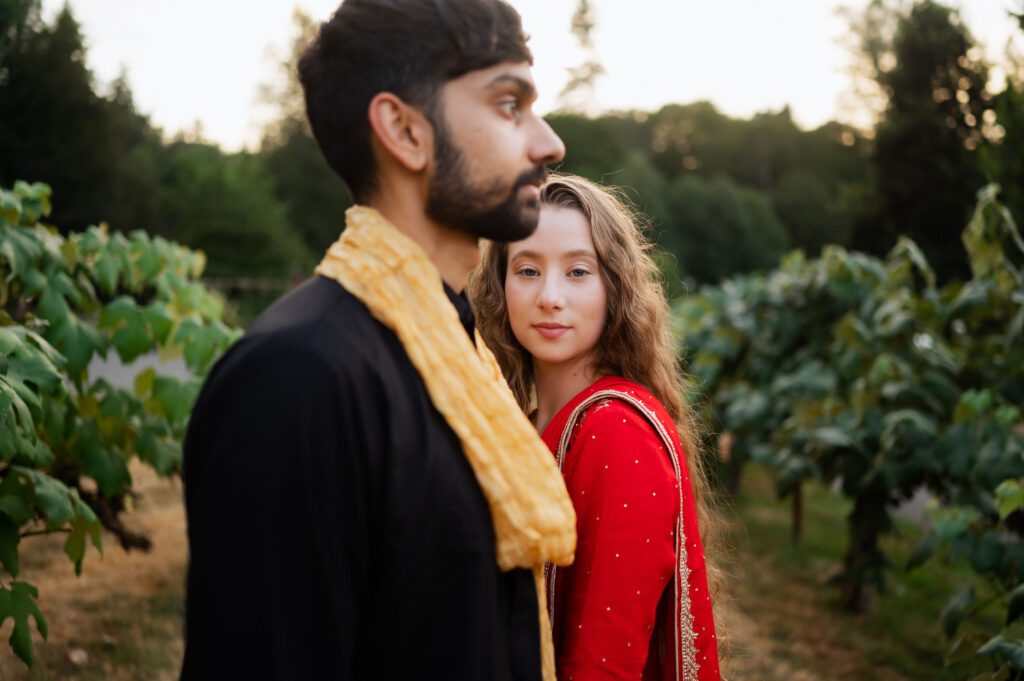 indian punjabi wedding pre-wedding engagement photoshoot traditional outfits inspo