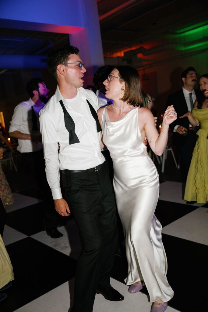 wedding reception dancing at the lane venue in san diego